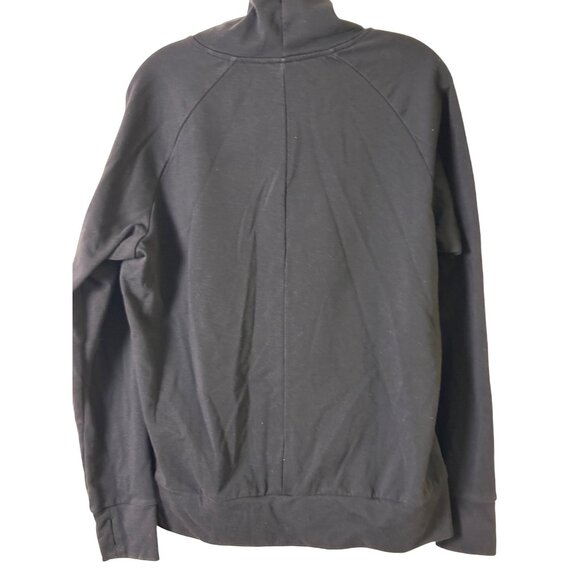 Adidas XL Womens Black Pullover Sweatshirt Comfy Raglan Long Sleeves Casual Wear - Picture 2 of 7